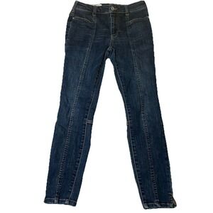 Anthropologie Pilcro And The Letterpress Jeans Women 27 Petite High Rise Legging